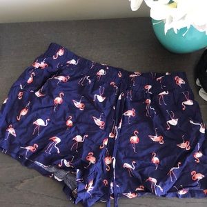 NWOT casual linen flamingo shorts